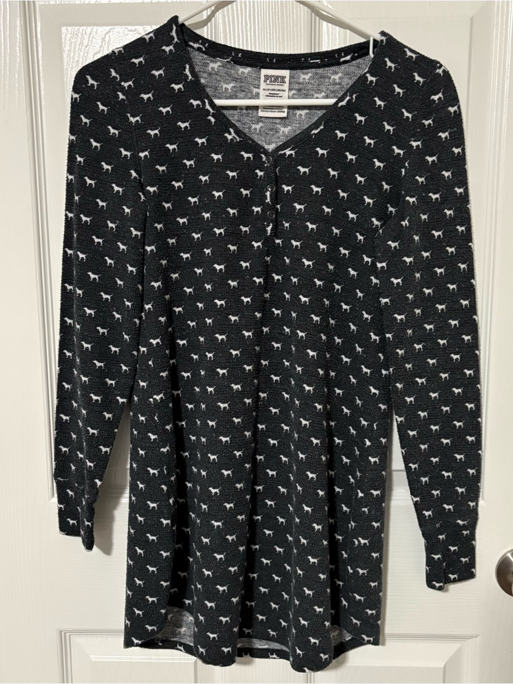 PINK Victoria's Secret Gray Sleep Dress